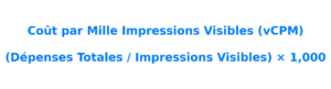 vCPM KPI Google Ads