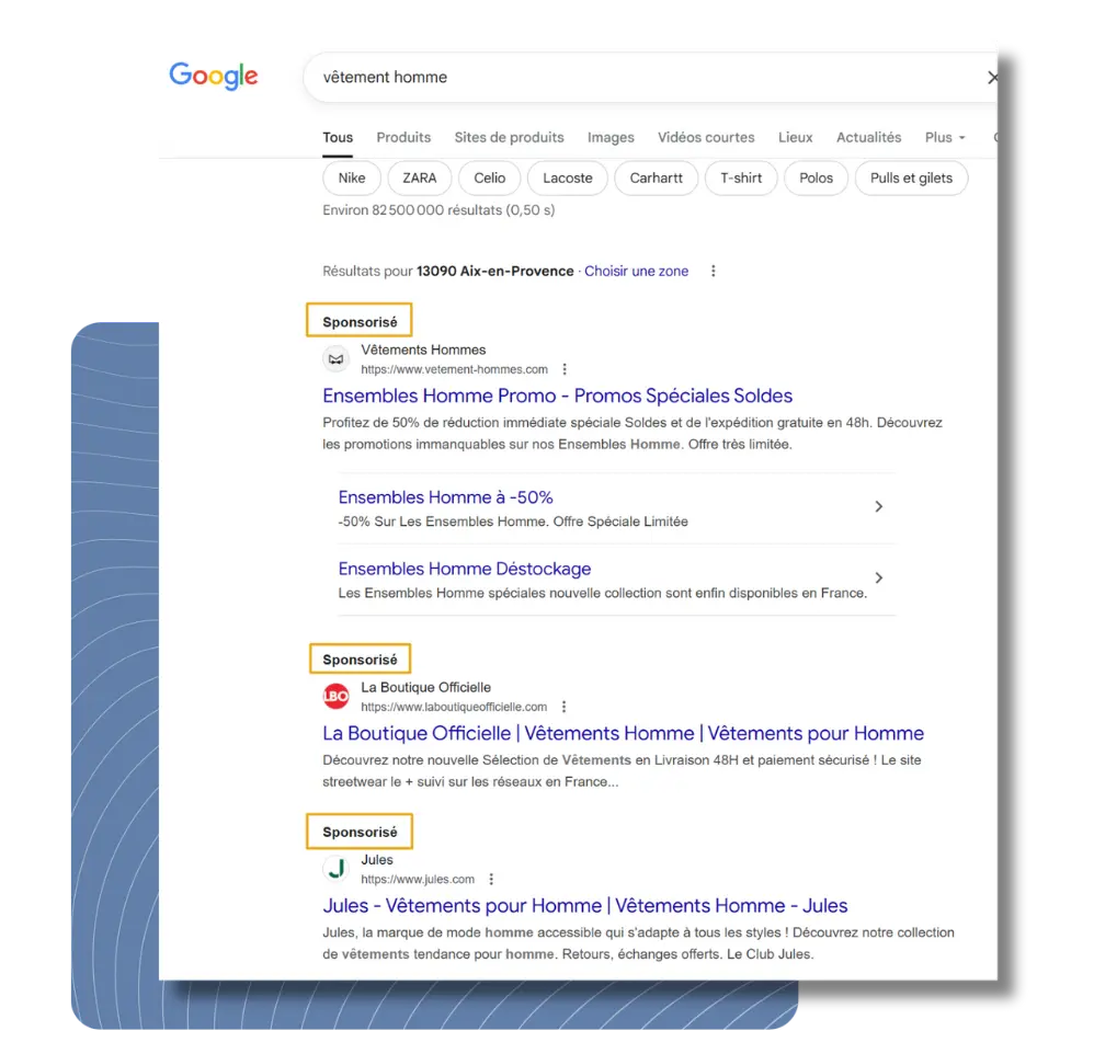 exemple pub google ads