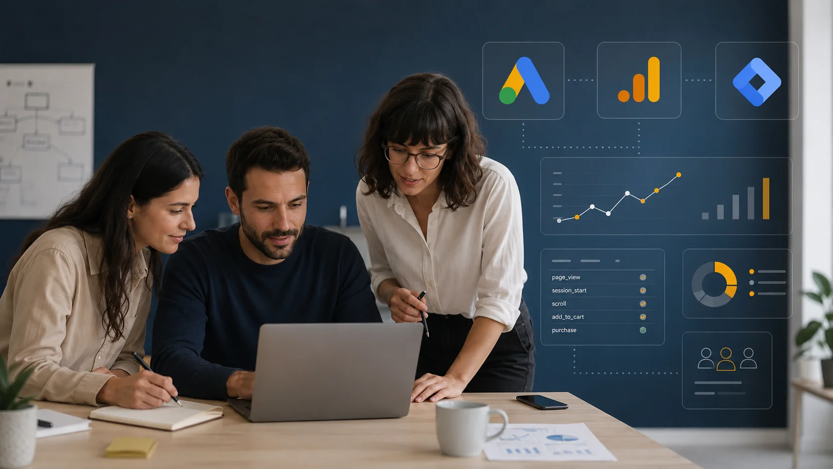 Tracking Google Ads avec GA4 et Tag Manager