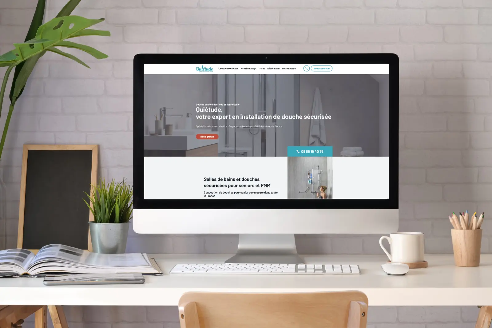 Douche Quiétude 2 cas client Douche Quiétude