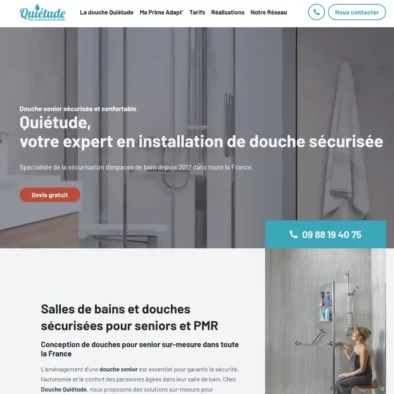 étude du cas client Douche Quiétude