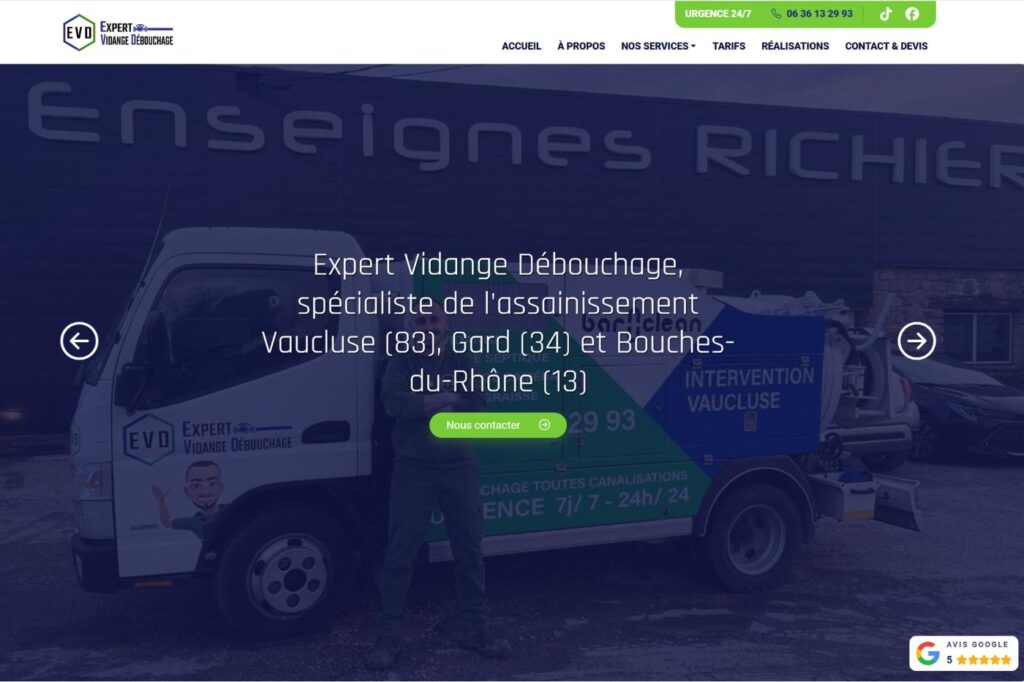 Cabinet Jean AVIER 10 étude cas client expert vidange débouchage