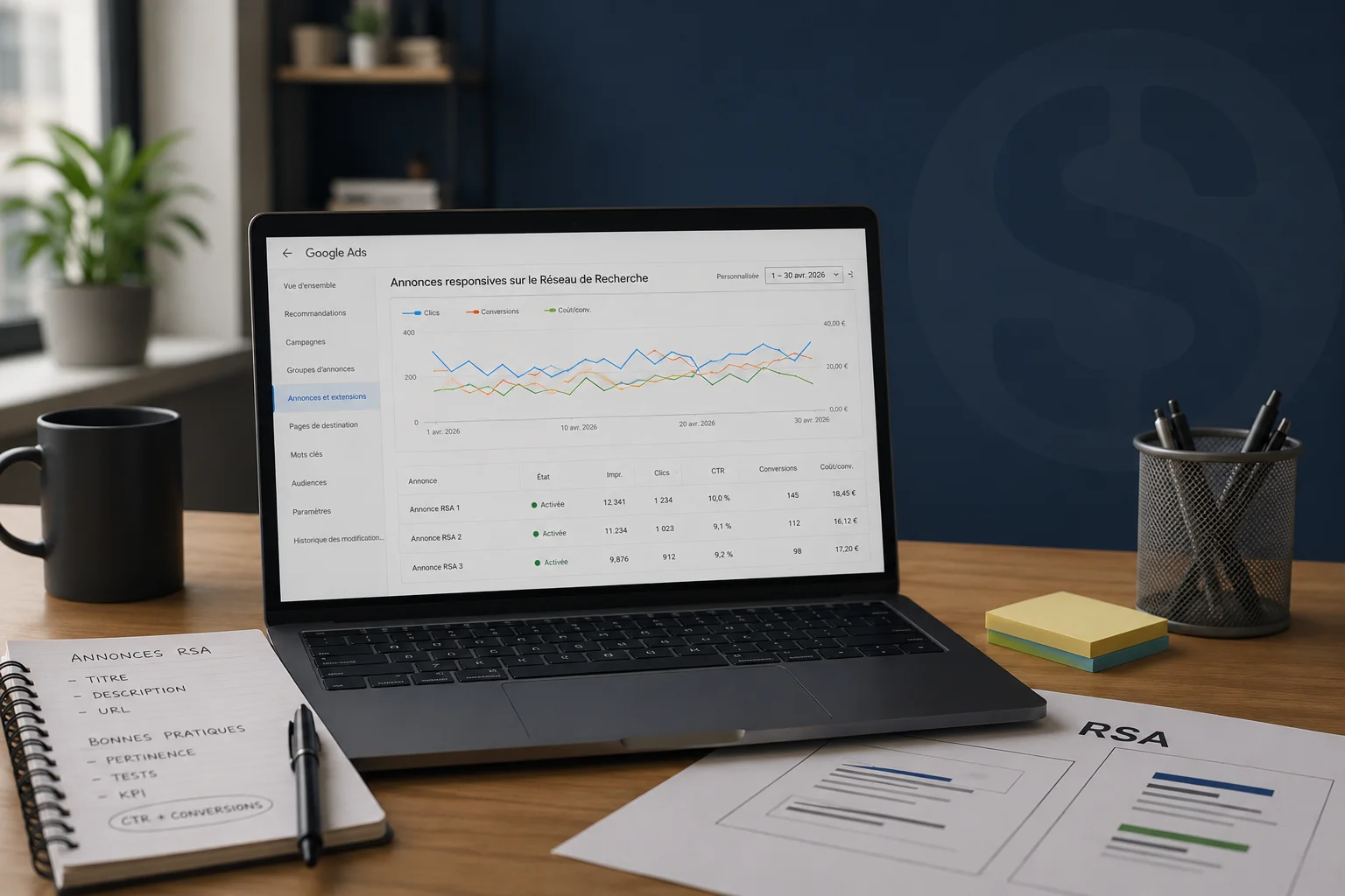 Annonce RSA Google Ads